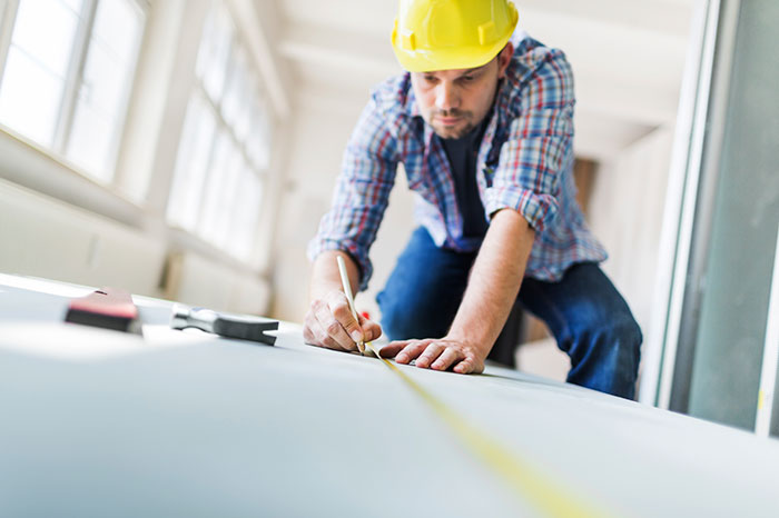 Contractor measuring