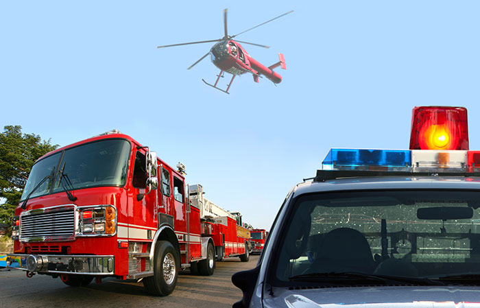 Las Vegas police, fire & medical services