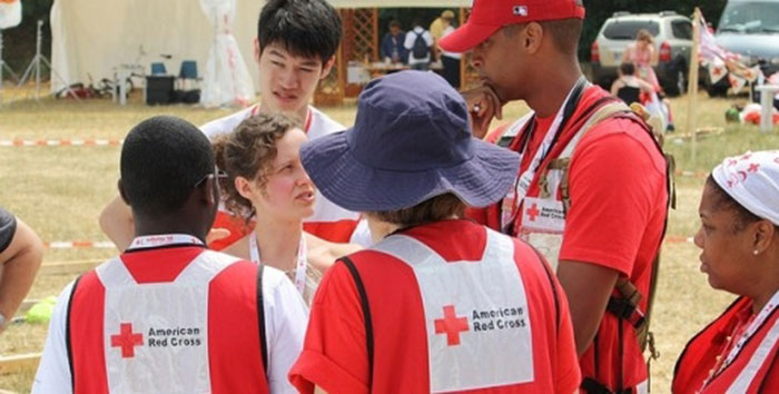 Red cross youth volenteers