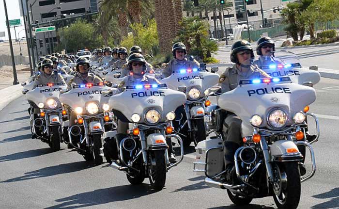 Traffic motorcycle police